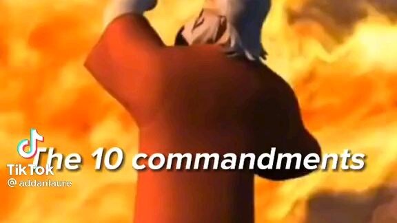 THE TEN COMMANDMENTS OF GOD