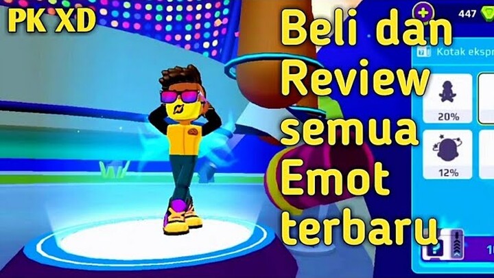 Membeli dan review semua emot terbaru di PK XD update pameran Profesi