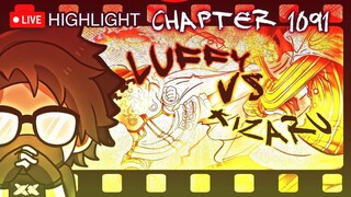 GEAR 5 LUFFY BISA NGALAHIN KIZARU!? 📚 ONE PIECE CHAPTER 1091 REACTION + REVIEW 🎬 HIGHTLIGHT STREAM