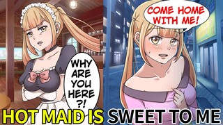 A Cold Attractive Maid At A Cafe is Warm Towards A Nerd Like Me (Comic Dub | Animated Manga)