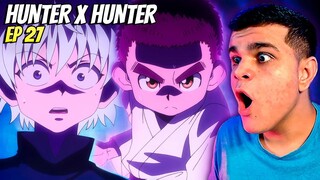 KILLUA VS ZUSHI! ASSISTINDO HUNTER X HUNTER PELA PRIMEIRA VEZ Episódio 27 REACT