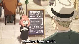 Anya hates carrots