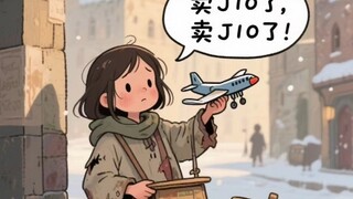 Cô bé bán J-10: Một câu chuyện nhỏ bằng tranh ấm áp và chữa lành, rất thích hợp cho các bạn nhỏ xem 