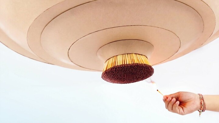 25 nghìn que diêm có thể giúp UFO "quay lại vũ trụ" không?