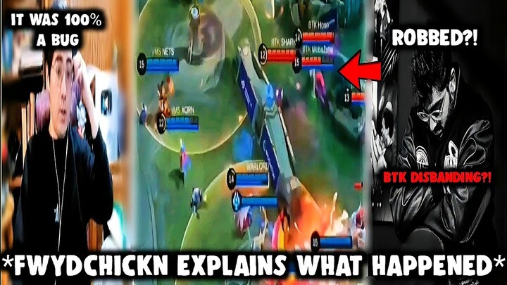 FWYDCHICKN EXPLAIN WHAT HAPPENED TO MOBAZANE ALPHA VS VAMOS, BTK DISBANDING?!. . .