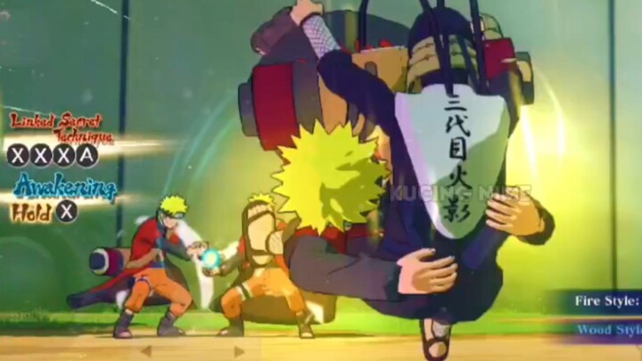 Hiruzen dibuat tepar oleh kekuatan Naruto Sennin Mode🔥