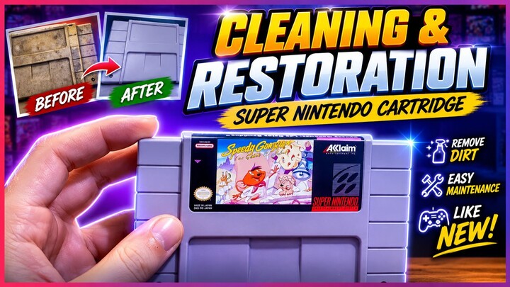 How to Clean a Super Nintendo Cartridge