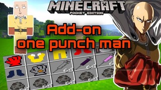 แจก+รีวิวแอดออนไซตามะหมัดเดียวจอด!!โครตเจ๋ง!! Minecraft pe 1.16.201