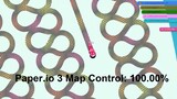 Paper.io 3 Map Control: 100.00% [Slither.io]