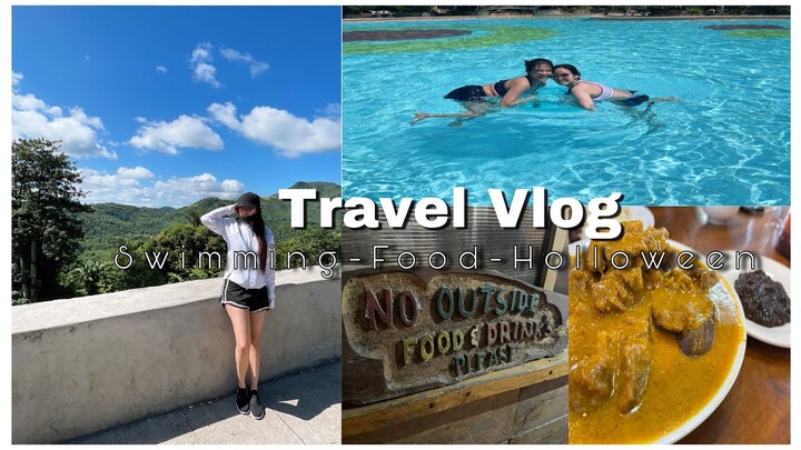 Travel Vlog 🇵🇭👻 Swimming+food+Vacation Philippines (Holloween 2021)