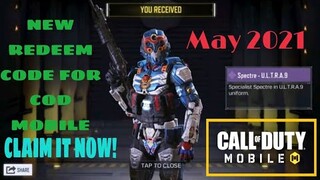 Call Of Duty Mobile New Redeem Code | Codm Redeem Code | May 2021