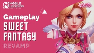 MIYA JADI CANTIK JUGA | GAMEPLAY REVAMP SKIN VALENTINE MIYA SWEET FANTASY | Mobile Legends Bang Bang