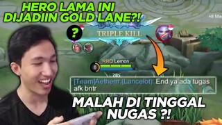 Sekali Nya Pake Hero Ini, Malah Di Tinggal Nugas Sampe AFK :|| Mobile Legends