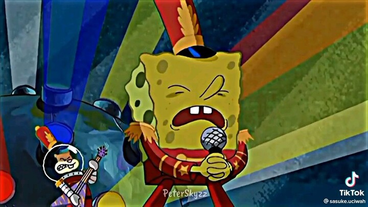 Spongebob nyanyi