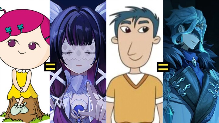 What roles did the voice actors from “Big-Eared TuTu” dub in “Genshin Impact”?