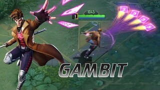 MARVEL Super War: New Hero GAMBIT (Marksman) Gameplay