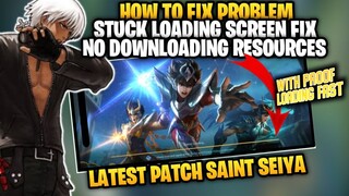 TRICKS! How To Fix Loading Screen Stuck In MLBB Latest Patch SAINT SEIYA