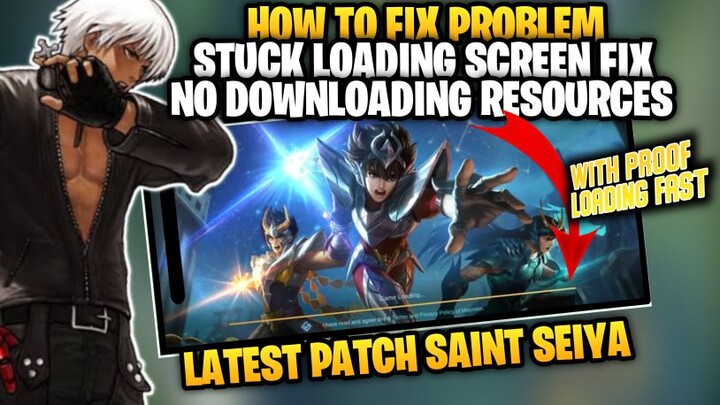 TRICKS! How To Fix Loading Screen Stuck In MLBB Latest Patch SAINT SEIYA