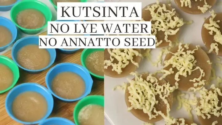 HOMEMADE KUTSINTA -  NO LYE WATER - NO ANNATTO SEED - Pinoy Easy Kutsinta Recipe