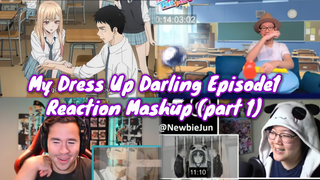 My Dress Up Darling Ep1 Reaction Mashup#winteranime#mydressupdarling