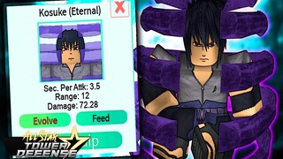 [EXCLUSIVE CODE] NEW Eternal Mangekyo Sasuke is a MONSTER in All Star Tower Defense