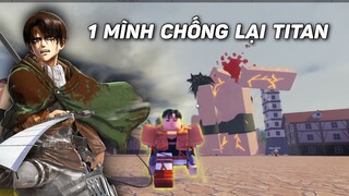 Roblox | Tôi Là Binh Trưởng Levi Ackerman Trong Tựa Game Untitled Attack On Titan | Karos TV