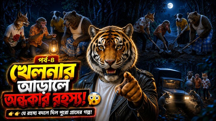 🎬 একটি খেলনার কারখানা… আর তার আড়ালে লুকিয়ে থাকা ভয়ংকর সত্য! 😱 | Animal story | পর্ব-৪ |