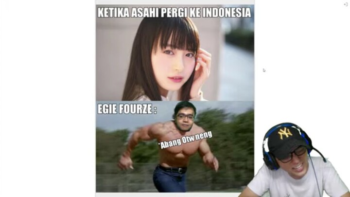Si Ren Kena Tabok😂 Asahi-Chwan Ke Indonesia Bang @Egie Fourze 212  Auto Bahagia l React Meme Toku#4
