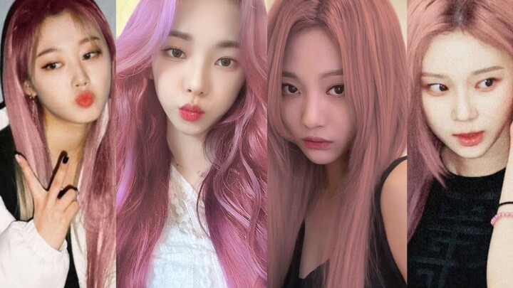 When all aespa members have pink hair