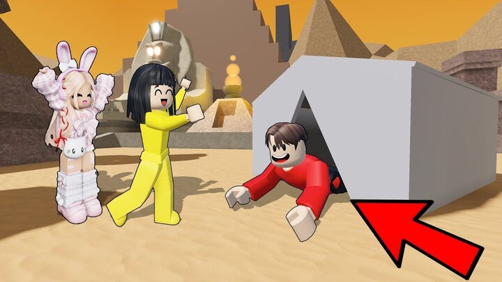Yuta, Mio Dan Baby Celine Nyari Emas Di Piramida Mesir  ROBLOX