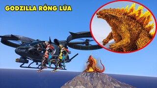 GTA 5 GODZILLA Rồng Lửa Tạo Ra Trận Địa Chấn Siêu Động Đất Trong Hành Trình Đi Tìm Kho Báu Đội COBRA