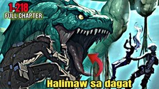 ang mundo nalunod sa tubig na may halimaw.