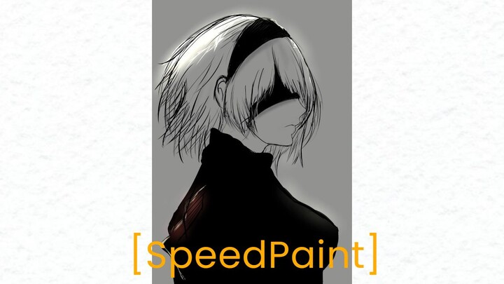 [SpeedPaint] 2B from nier:automata