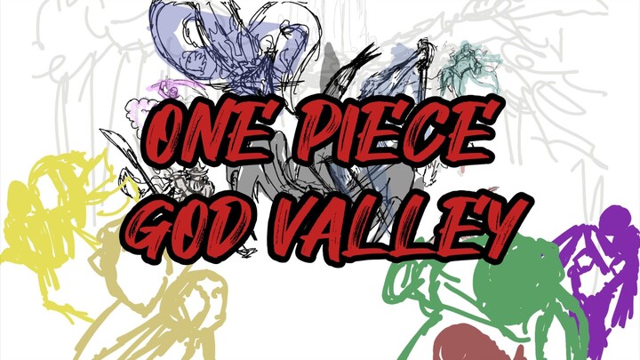 ONE PIECE GOD VALLEY PART 1 timelapse drawing