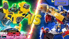 Metal Cardbot 10 Robot VS Black Hook