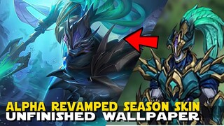 REMODELED ALPHA SEASON SKIN UNFINISHED WALLPAPER IS HERE! | REWORKED SEA GLADIATOR ALPHA IS NEAR!