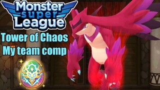 My Tower of Chaos team | Monster Super League