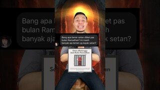 Setan diiket pas bulan Ramadhan? Ternyata… #shorts