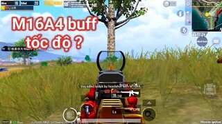 PUBG Mobile - M16A4 Lại Được Tăng Tốc Độ Buff Bất Ngờ ? | Quan Trọng Vẫn Là Tần Số Hz Của Phone