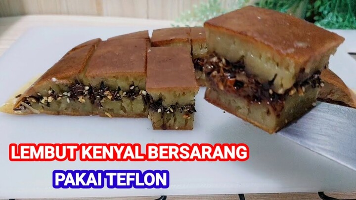 Resep MARTABAK MANIS TEFLON lembut kenyal bersarang