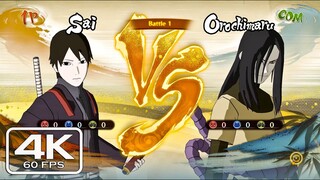 Sai Vs Orochimaru Gameplay - Naruto Storm 4 Next Generations (4K 60fps)