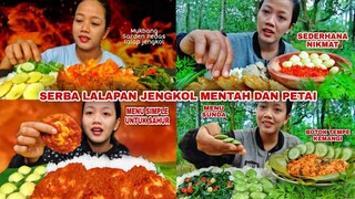MUKBANG LALAPAN MENTAH JENGKOL MENTAH DAN PETAI #mukbang#lalapanmentah#makanjengkolmentah