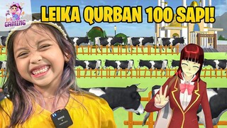 LEIKA PUNYA SERATUS SAPI QURBAN 🐄🐮 LEIKA QURBAN IDUL ADHA DI MASJID [SAKURA SCHOOL SIMULATOR INDO]