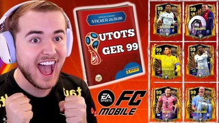 COMPLETANDO O ÁLBUM UTOTS DO FC MOBILE 24🤑APENAS JOGADORES DE GER 99 #6