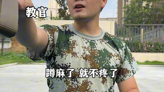 Anh B trong khóa huấn luyện quân sự năm nhất