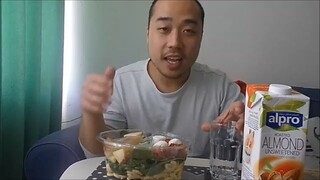 Eat With Me: Goat Cheese Salad & Almond Milk Mukbang