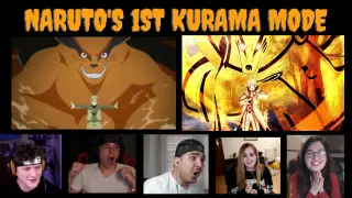 🔥 Naruto Kurama Mode 🦊 First Time Reaction Mashup (ENG - Short version) | Shippuden 329 🤯 [ナルト 疾風伝]