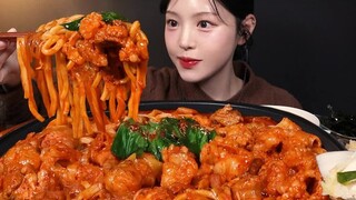 【Boki phụ đề tiếng Trung】Ruột bò cay thơm và gà hầm, âm thanh nhai thật dễ chịu!!