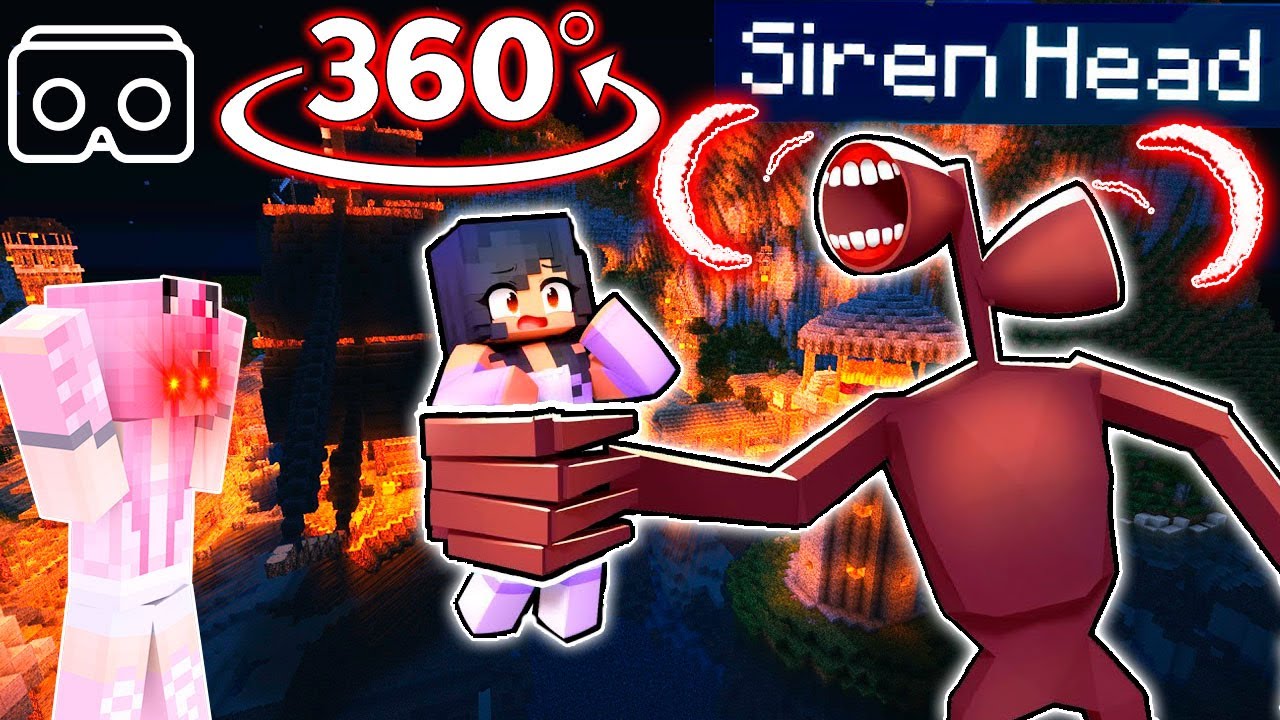 Aphmau saving friends from SONIC.EXE in Minecraft 360° - BiliBili