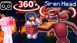 360° POV you're APHMAU trying to escape SIREN HEAD while stuck on ONE BLOCK!